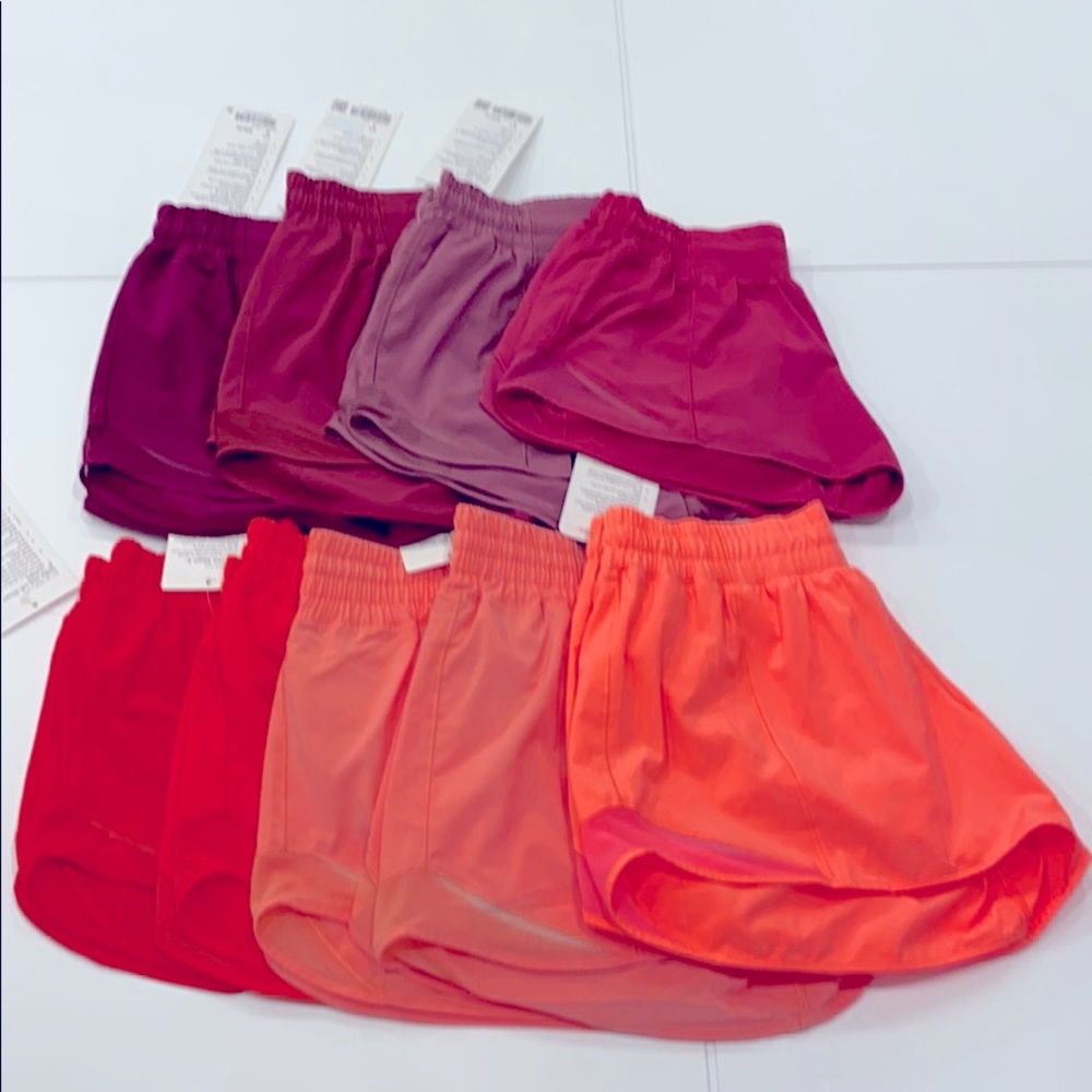 ❤️🍊🍷Hotty Hot short - Red & Orange & Wine❤️🍊🍷